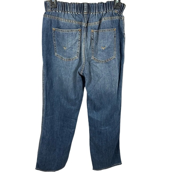 Hudson Jeans Remi High Rise Straight Leg Jeans Elastic Waist Summer Wind 27 NWT - Picture 4 of 9